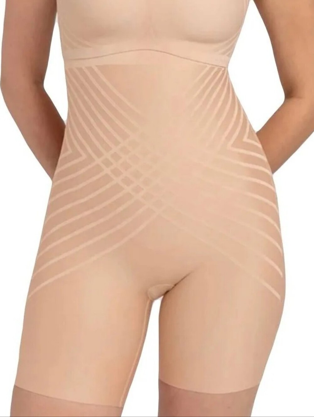 Honeylove Nude Silhouette High Waisted Shaperwear Shorts - Size Medium